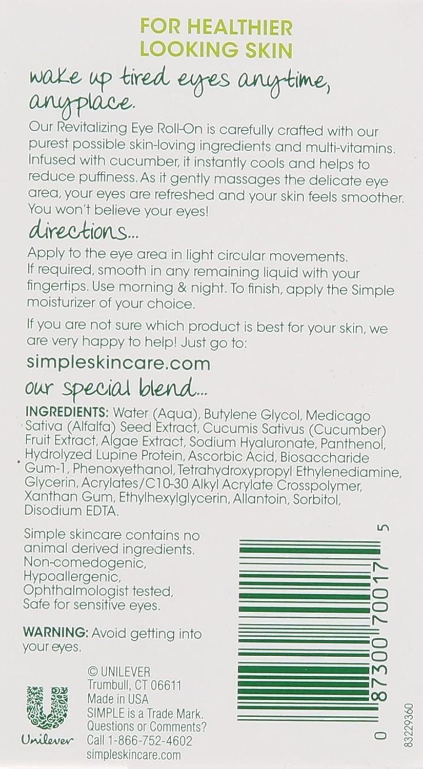 Simple Eye RollOn Revitalizing 0.5 oz