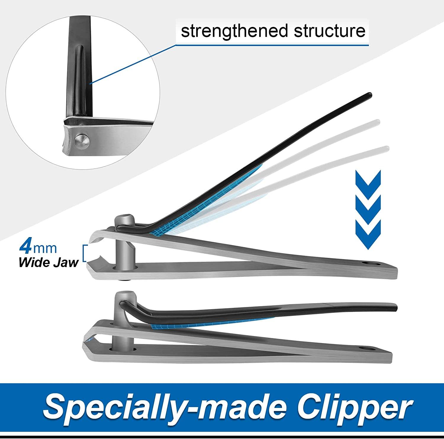 Long Handle Toenail Clippers for Seniors & Overweight Patients 4mm