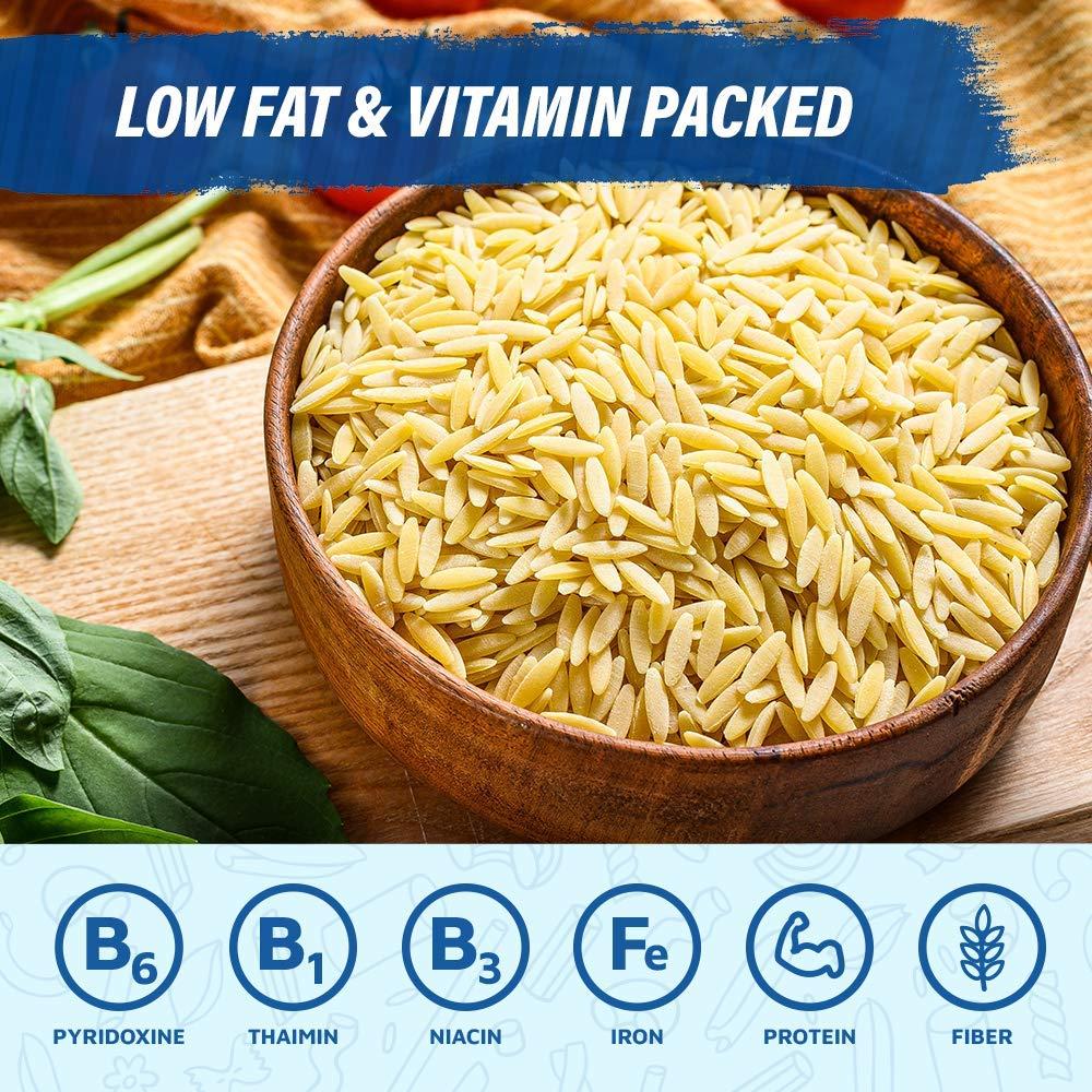 Chuster Orzo Pasta Bulk Pack of 5 100 All Natural RiceShaped