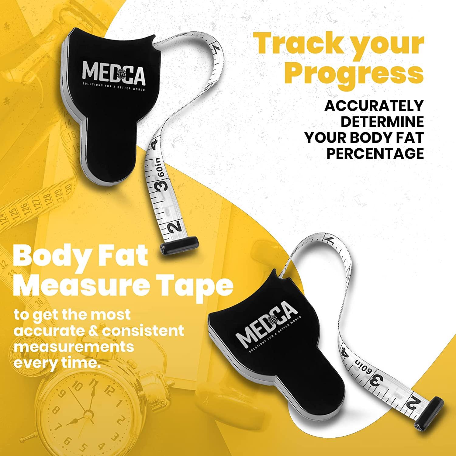 Medca Body Tape Measure - (2 Pack) Measuring Tapes for Body and Fat Weight Monitors