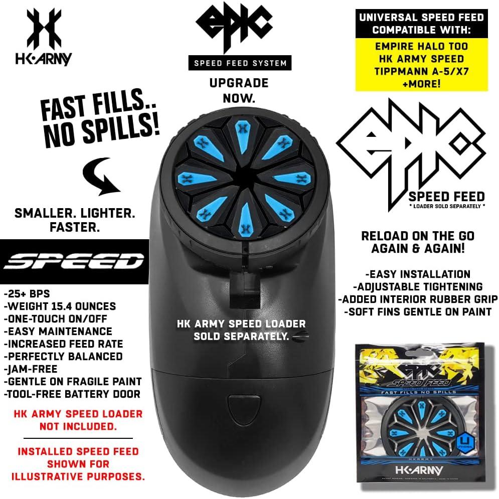 HK Army Universal Epic Speed Feed Paintball Loader Hopper Accessory for