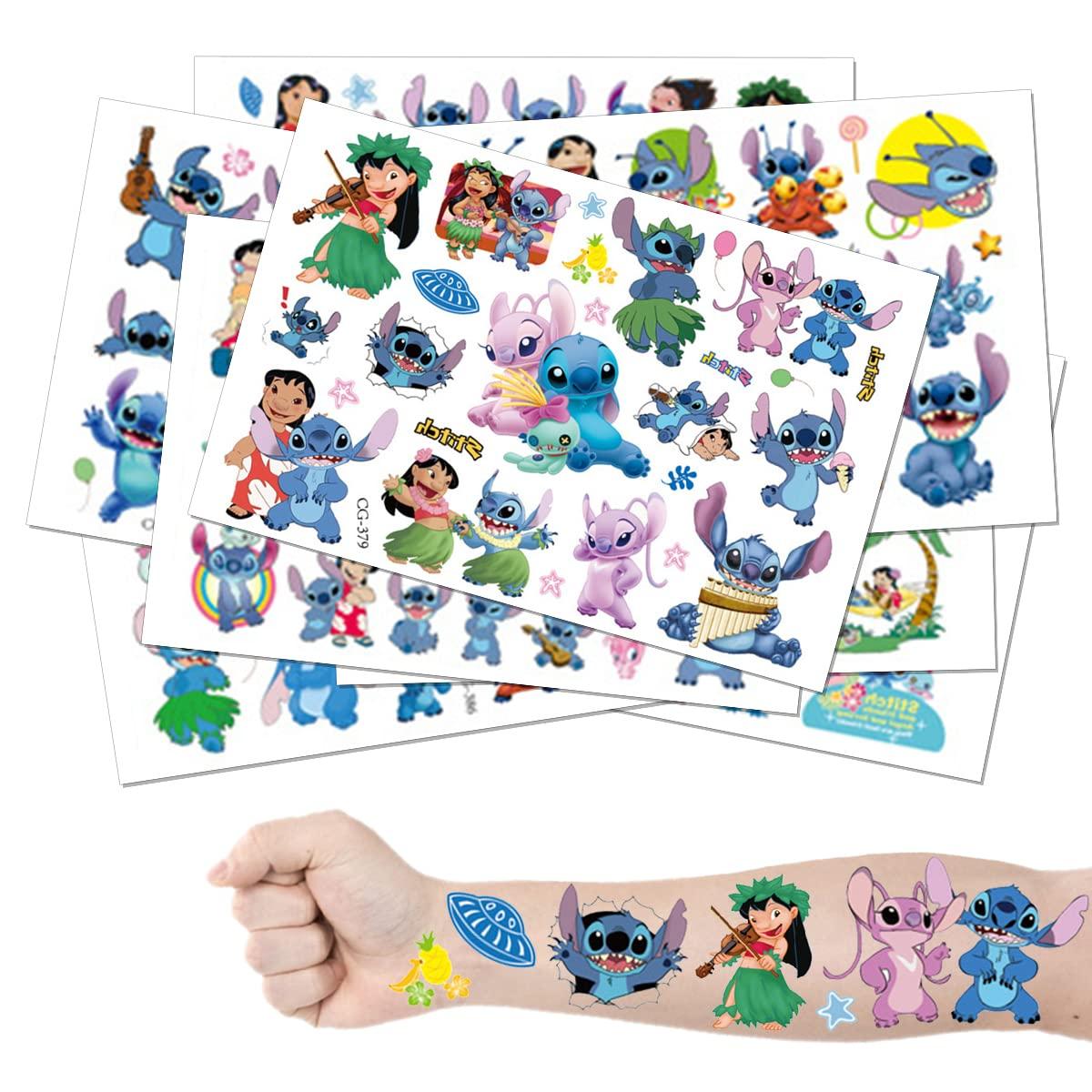 Lilo & Stitch Birthday Party Supplies - Sticker And Tattoo Favor Bundle Pack