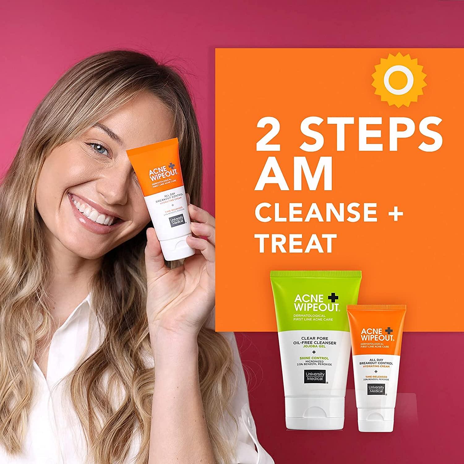 Acne Wipeout Clinical Acne System Kit Combination Therapy Acne