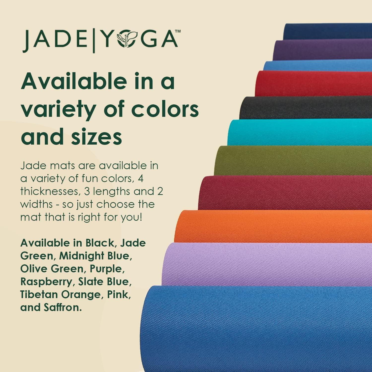 Jade Harmony Natural Yoga Mat-Travel Size, Long