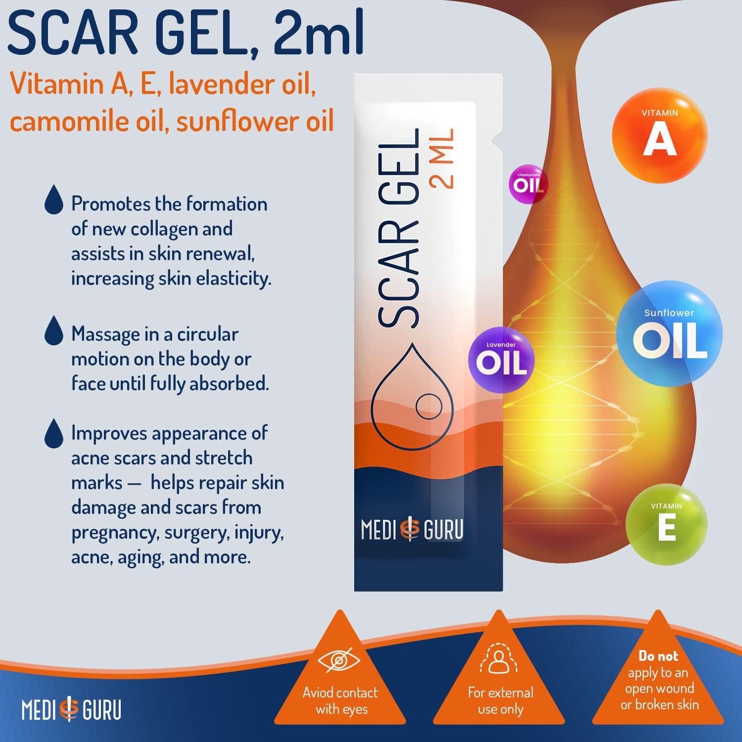 1.6 x 120 Silicone Strips for Scar Healing Premium Silicone Sheets for