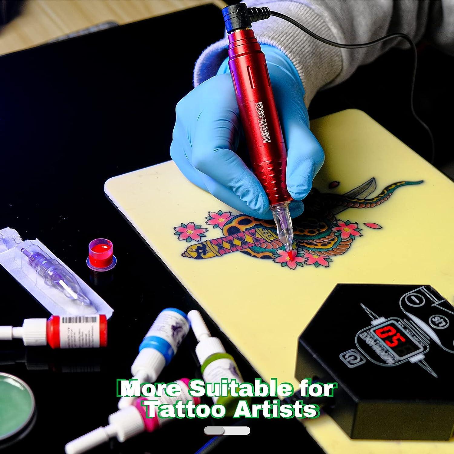 Wormhole Tattoo Wireless Tattoo Machine Kit with Tattoo Battery Pack