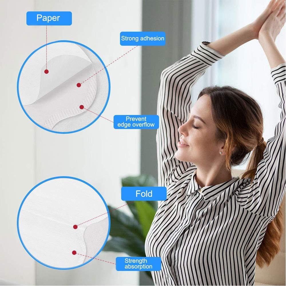 Underarm Sweat Pads, Armpit Sweat Pads for Women and Men ?100 Packs?,Premium Sweat Shield Fight