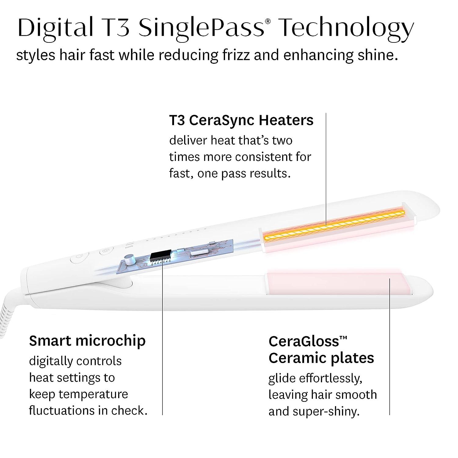 T3 straightener heat settings 2025