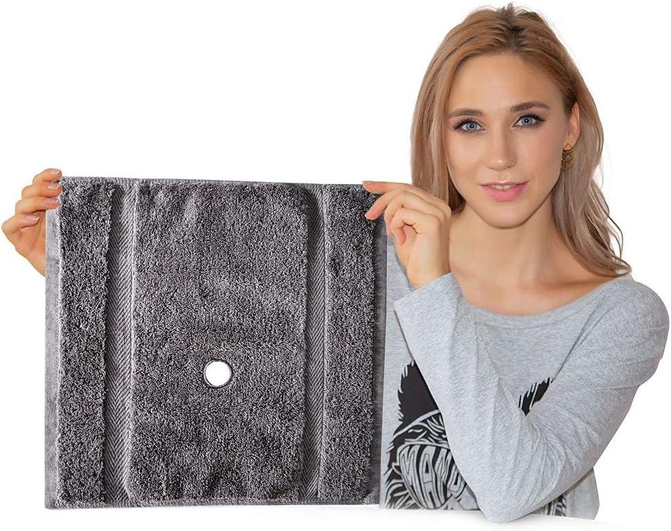 Ear Candling Treatment Towel Gray. Please Note Ear Candles not Included