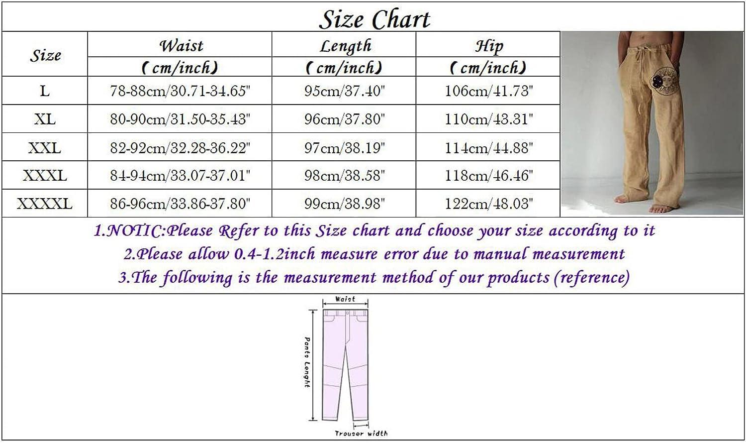Mens Pant Waist Size Chart - Greenbushfarm.com 9DB