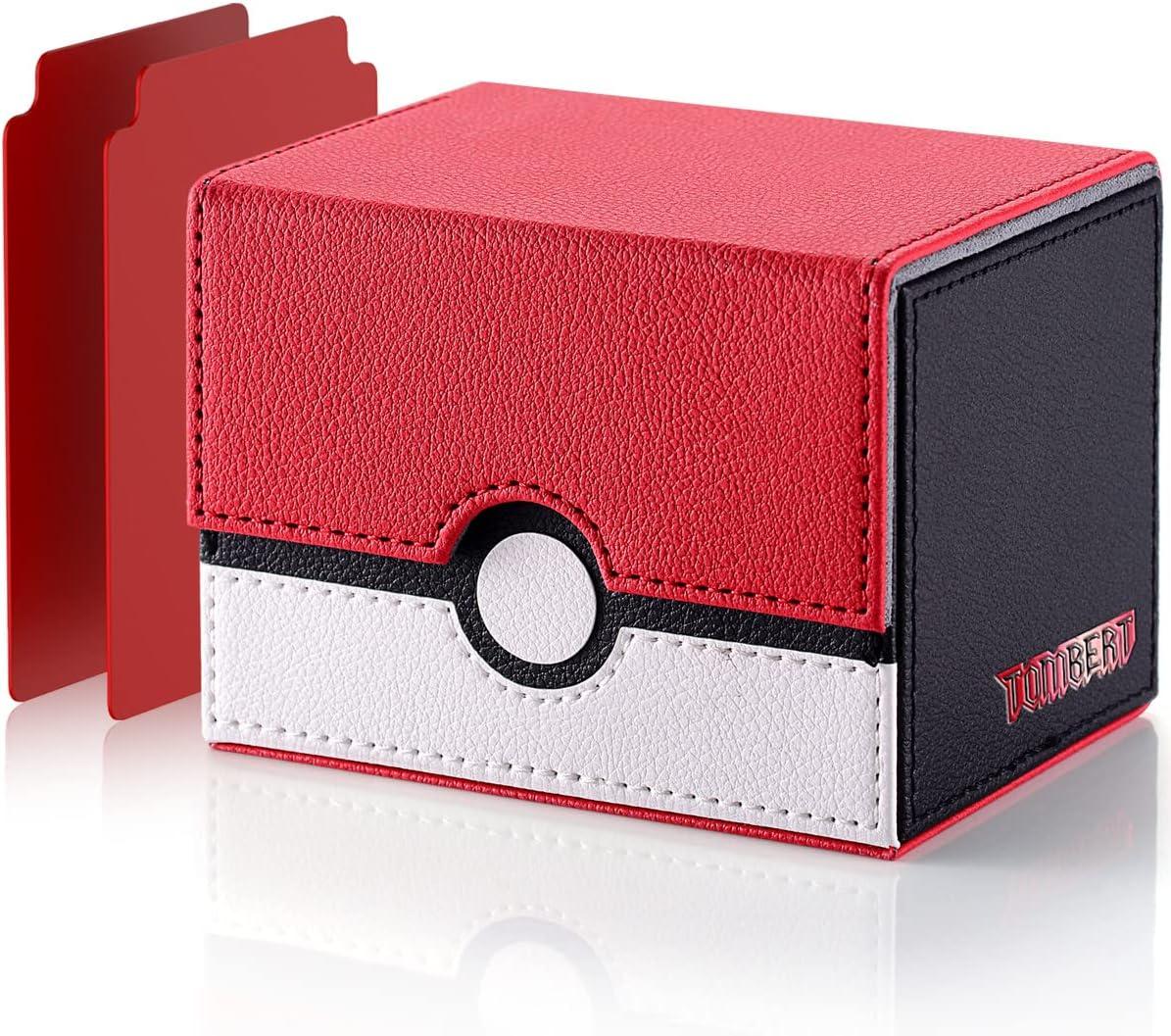 Tombert 150+ Premium Deck Box Case - Red & White | Fits 100+ Sleeved Cards | TCG Trading Card Games | Buy Now with Express International Delivery | GoSupps.com Tombert 150+ Premium Deck Box Case - Red & White | Fits 100+ Sleeved Cards | TCG Trading Card Games | Buy Now with Express International Delivery | GoSupps.com