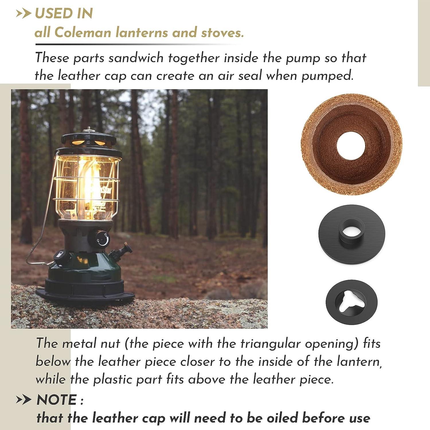 Coleman Leather Fount Cover M・L セット Coleman Lantern Stove Pump Cup Replacement Kit - Leather