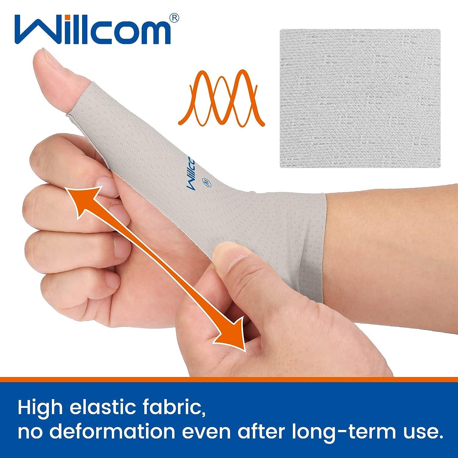 Wrist Thumb Support Brace Elastic Liner 2 PCS Soft Hand Thumb