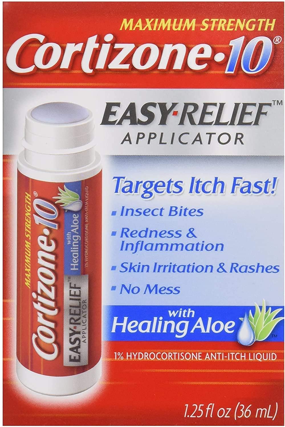 Cortizone 10 Hydrocortisone AntiItch Liquid 1.25 fl oz (Pack of 2)