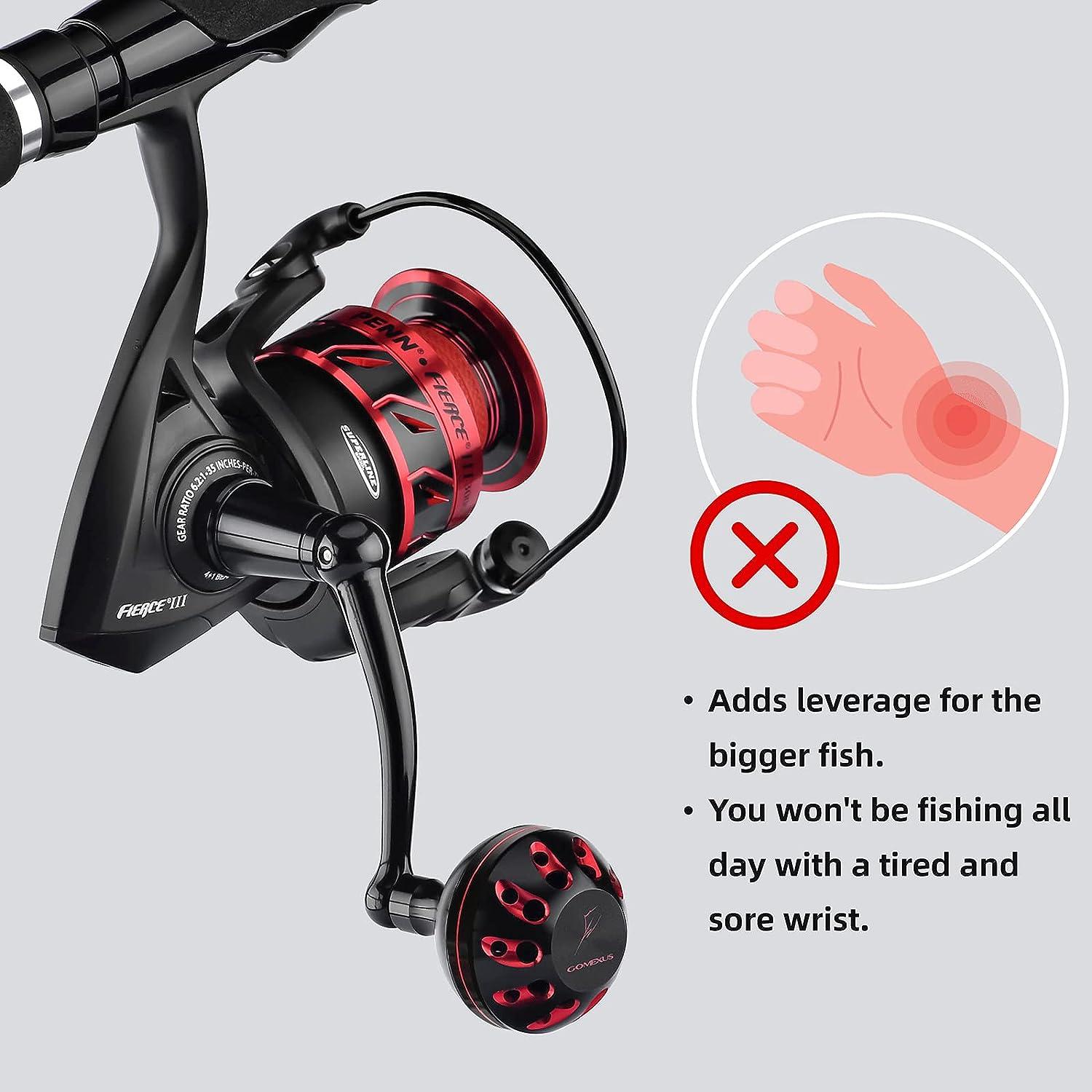  GOMEXUS Power Handle Compatible with Daiwa BG 3500 4000  Plug-and-Play Reel Handle : Sports & Outdoors