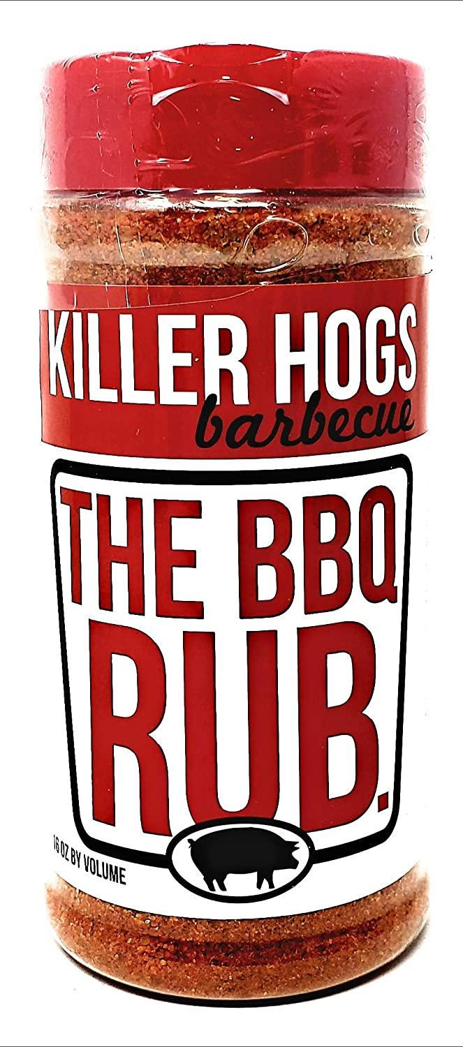 Killer Hogs Barbecue Rub Pack of 2 Bottles 16 oz Per Bottle 32 oz Total of Bulk Killer
