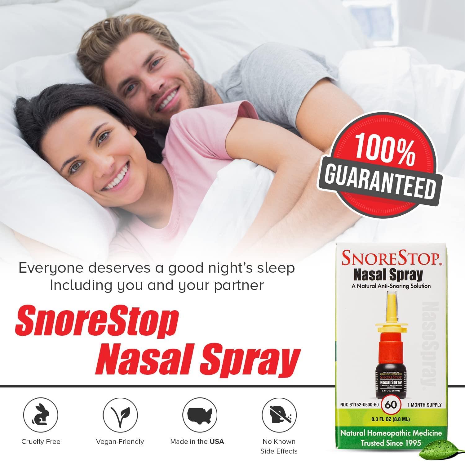 Snore Stop Naso Spray Snore Stopper Snoring Solution, Anti Snoring