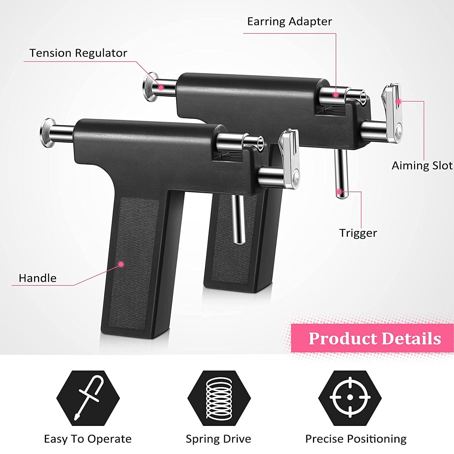 158 Pieces Ear Piercing Kit Nose Ear Piercing Disposable Ear Piercing