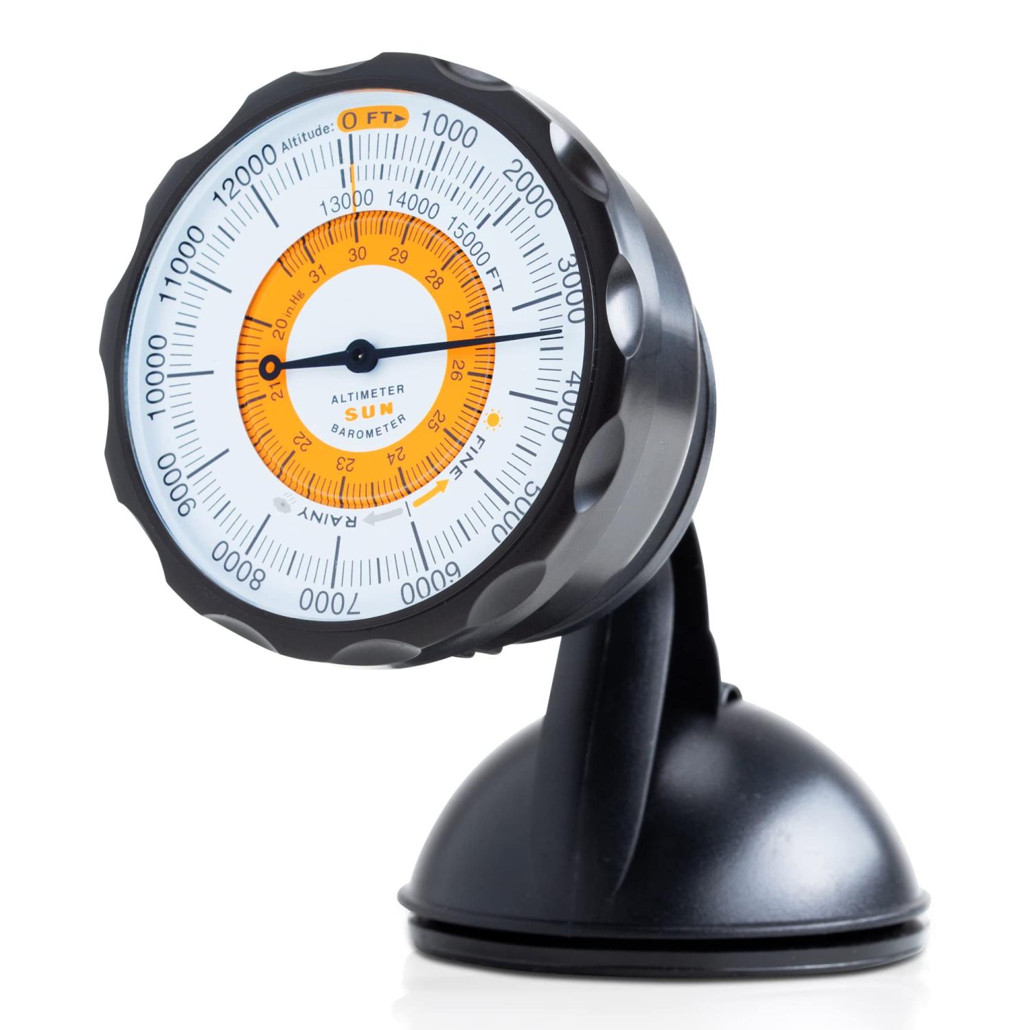 Sun Company AltiPort Detachable Windshield and Dashboard Altimeter