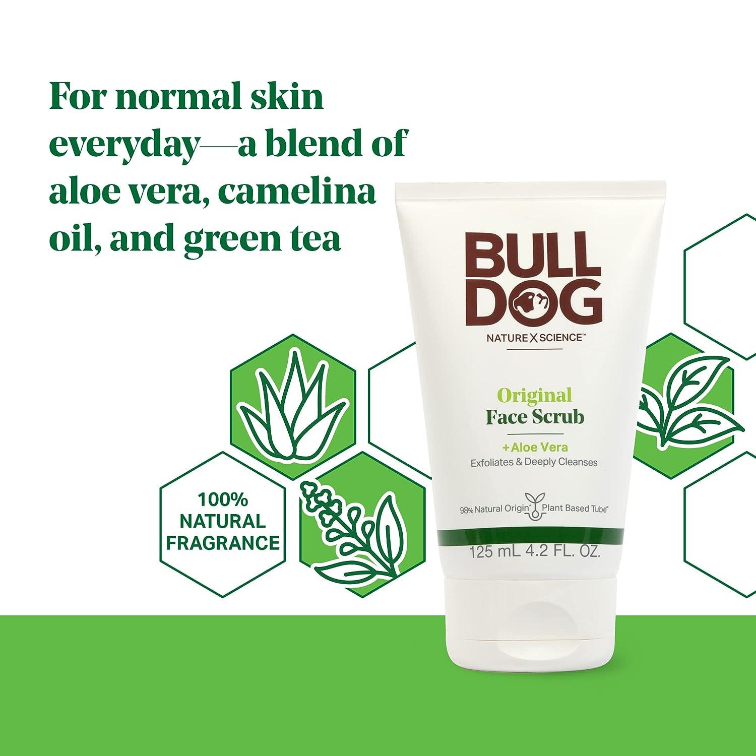 Bulldog Mens Skincare and Grooming Original Face Scrub 4.2 Fluid Ounce