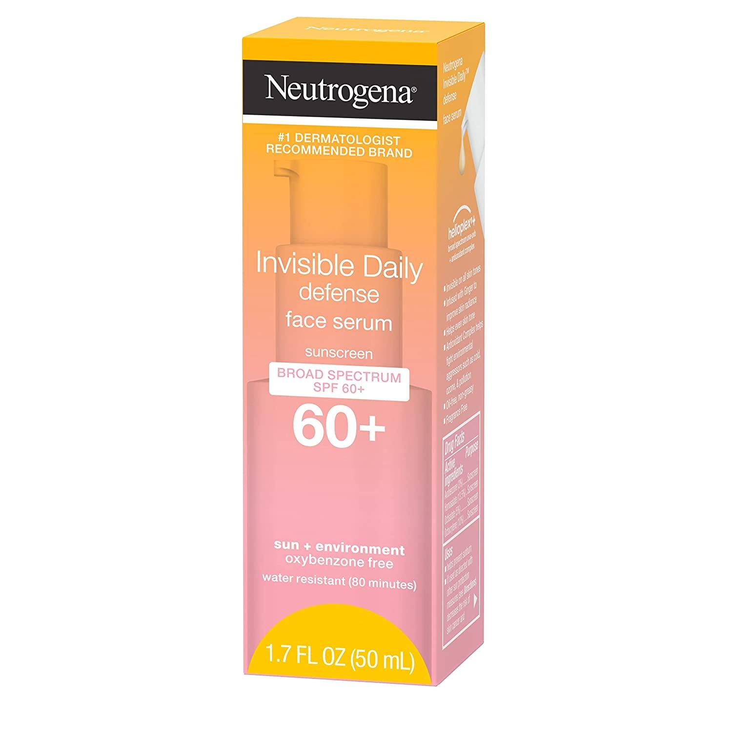 Neutrogena Invisible Daily Defense Sunscreen Face Serum