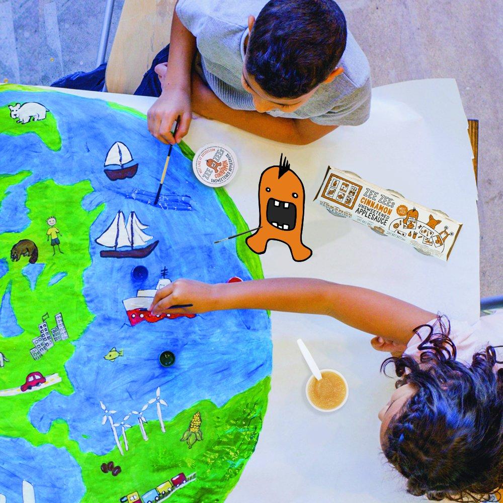 Zee Zees Unsweetened Cinnamon Applesauce Cups All Natural, No Sugar