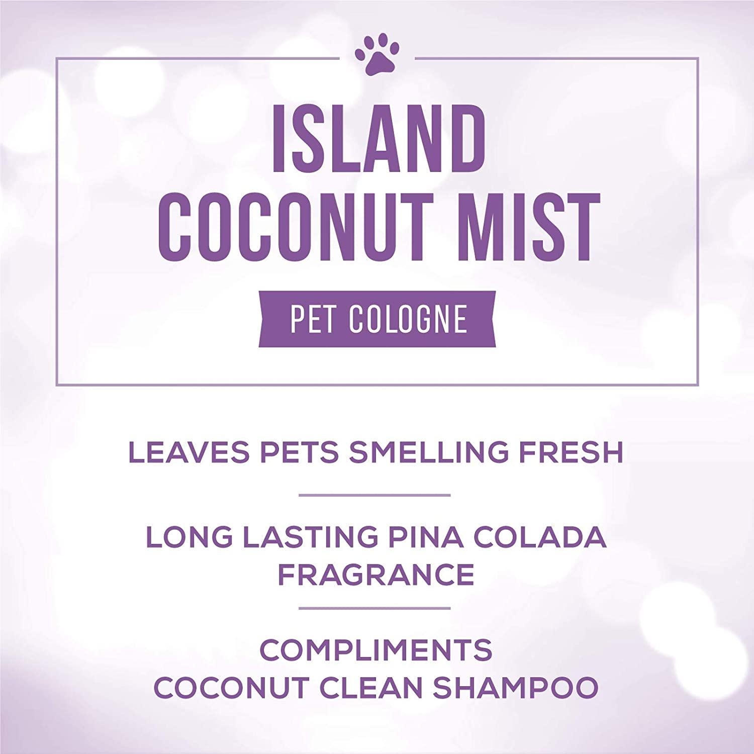 Nature's Specialties Foo Foo Island Coconut Cologne for Dogs Cats, Non