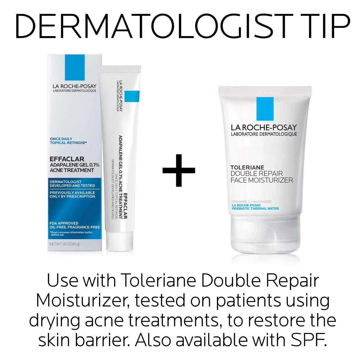 La RochePosay Adapalene Gel 0.1 Acne Treatment PrescriptionStrength Retinoid Cream for Face