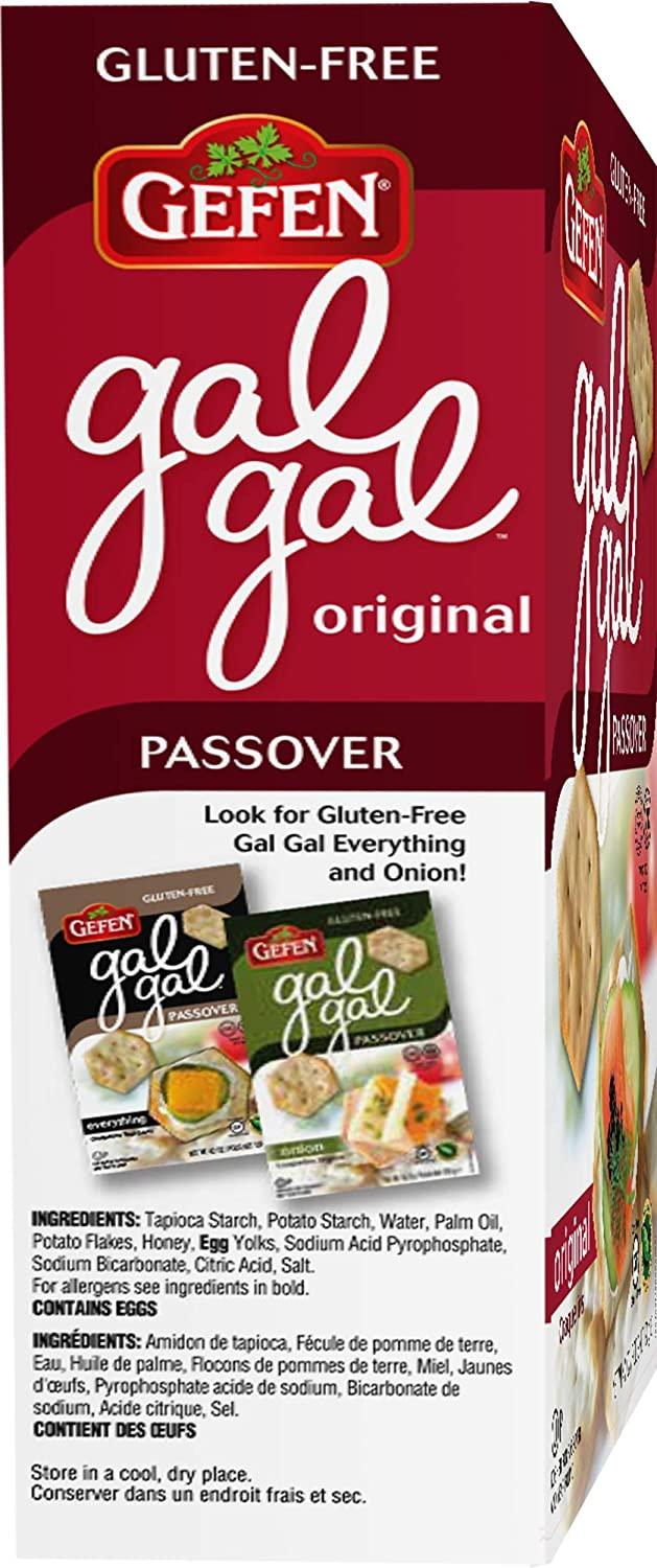 Gefen Gluten Free Original Gal Gal Crackers 4.2oz (3 Pack) Low Fat