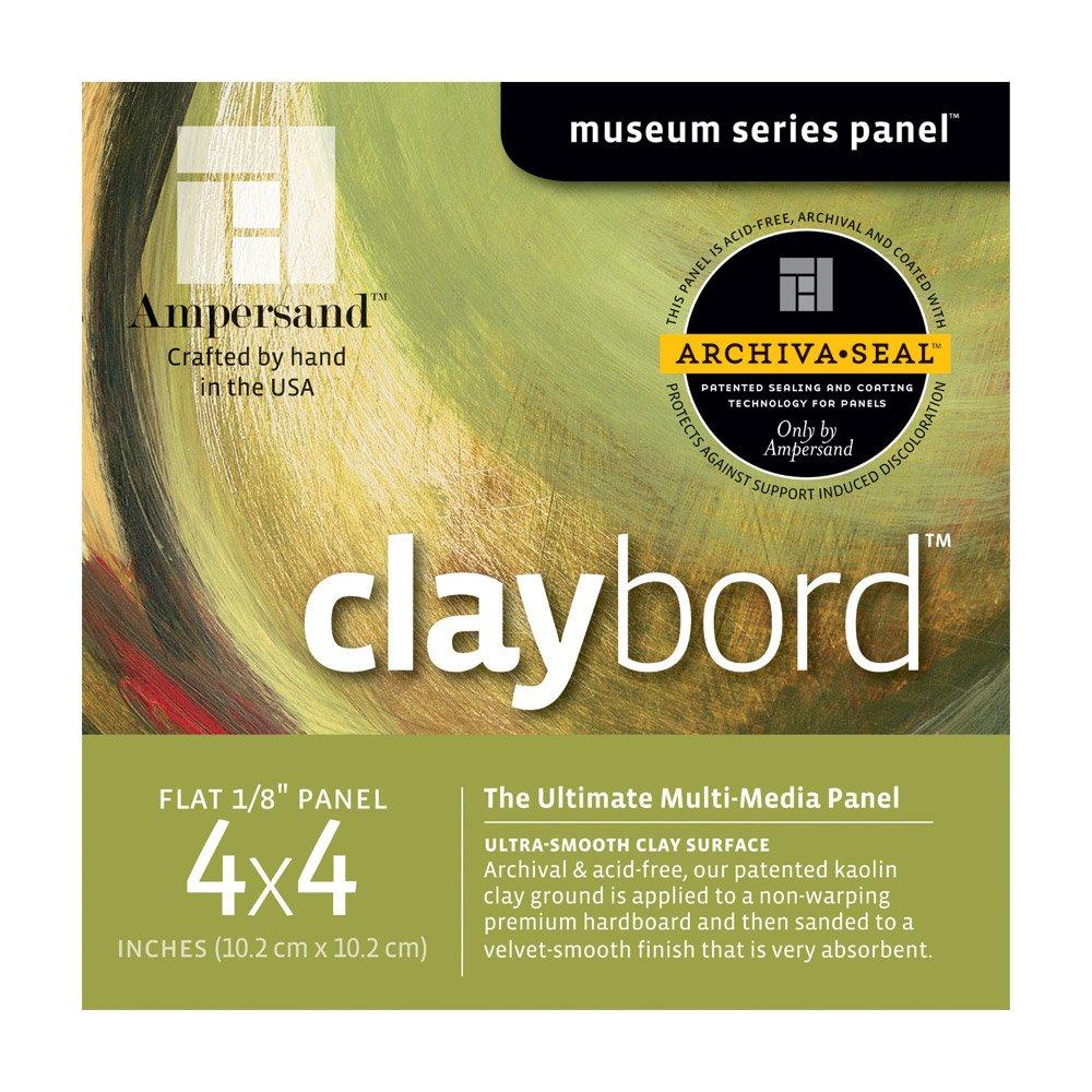 Ampersand Museum Series Claybord Panels for Paint and Ink, 1/8 Inch