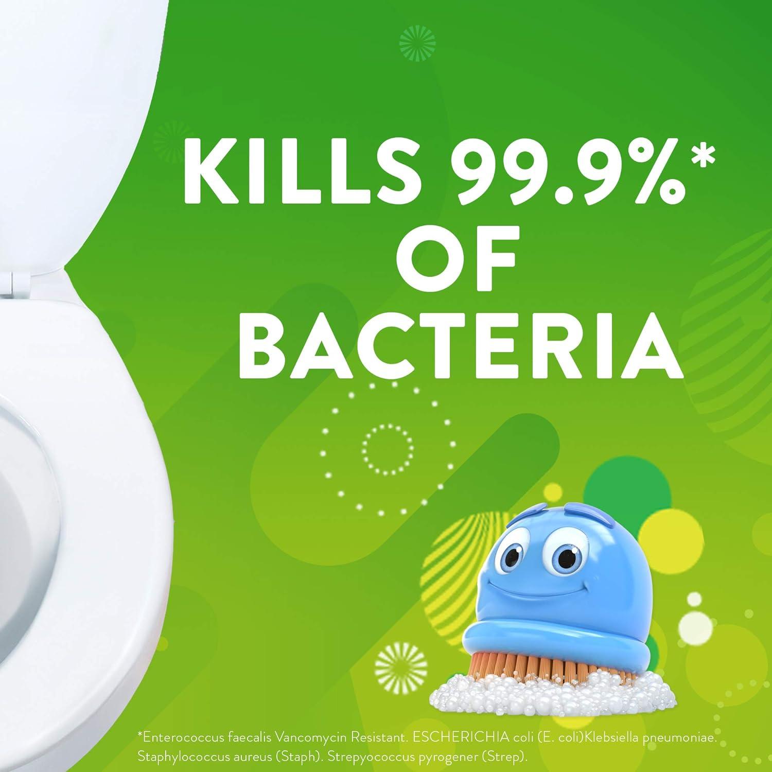 Scrubbing Bubbles Antibacterial Bathroom Flushable Wipes Flushable