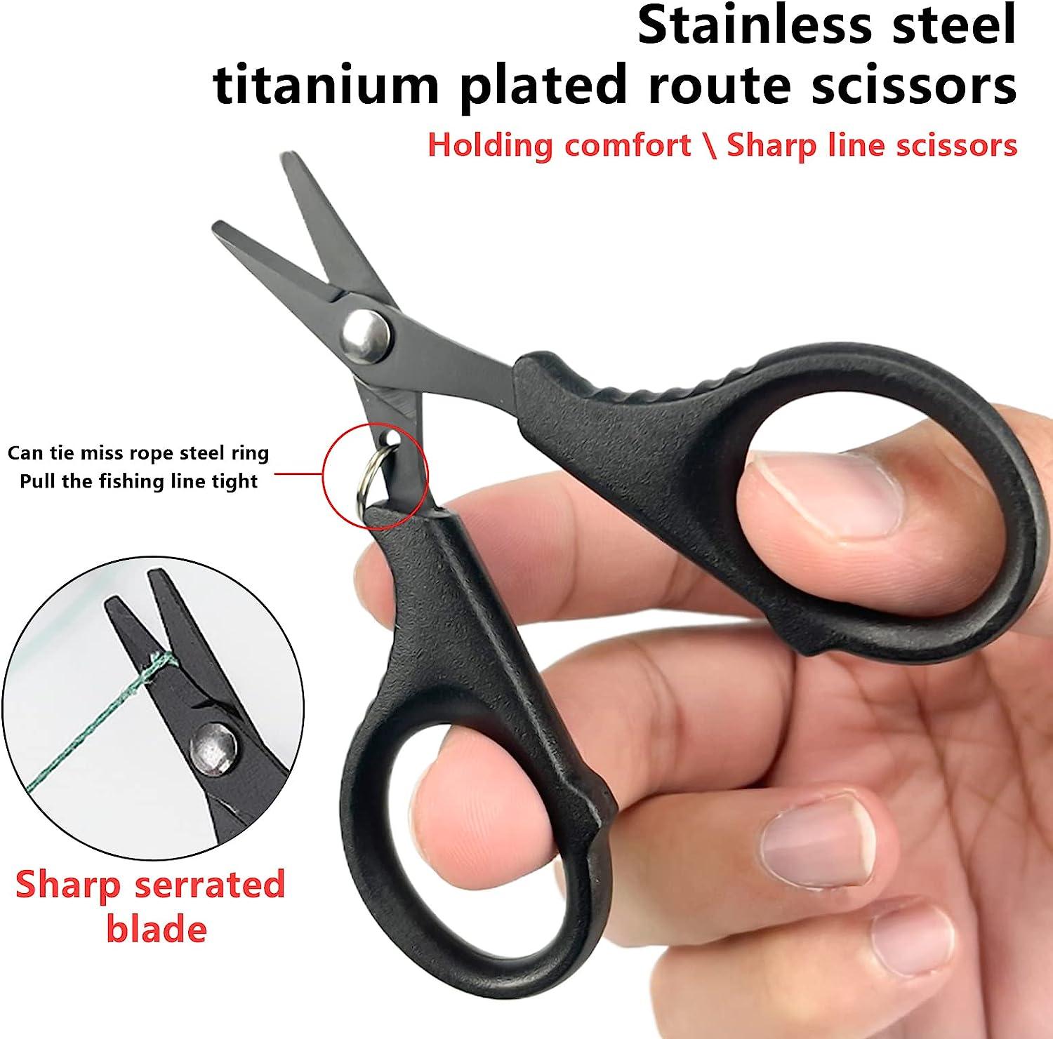Stainless Steel Fishing Scissors, Fishing Pliers, Fishing Wire Cutters,  Fish-shaped Nail Clippers, Fishing Accessories