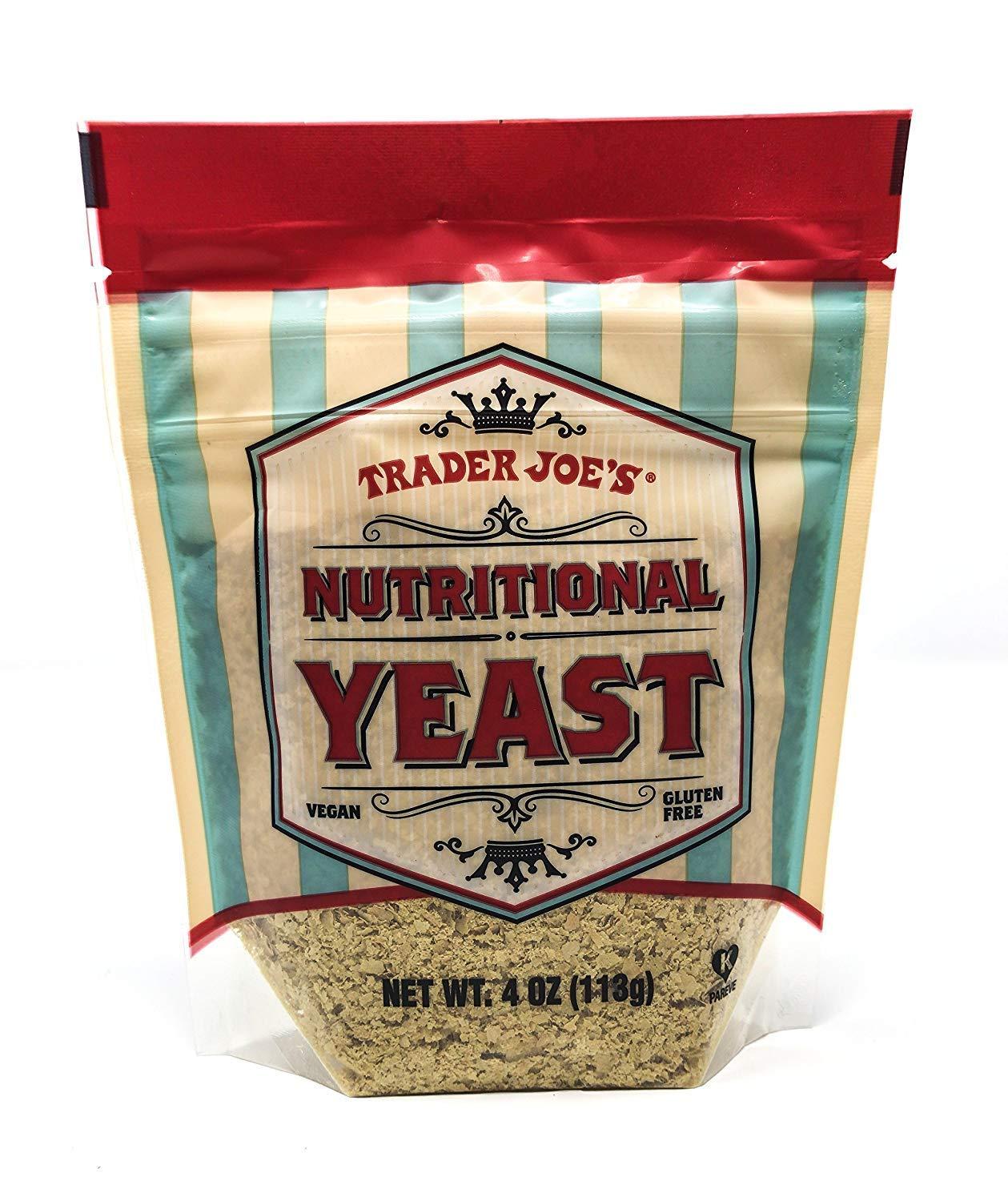 Trader Joes Nutritional Yeast Vegan Glutenfree 4 Ounce 4 Ounce (Pack