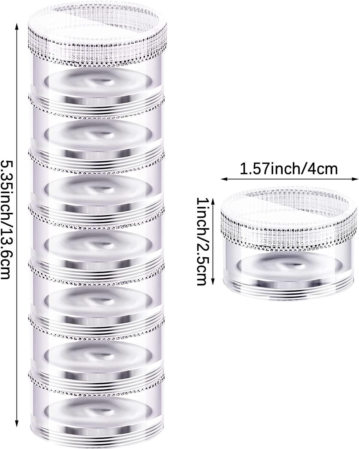 Sieral 2-Piece Stackable Pill Organizer with 2 Lids - 7 Day Weekly ...
