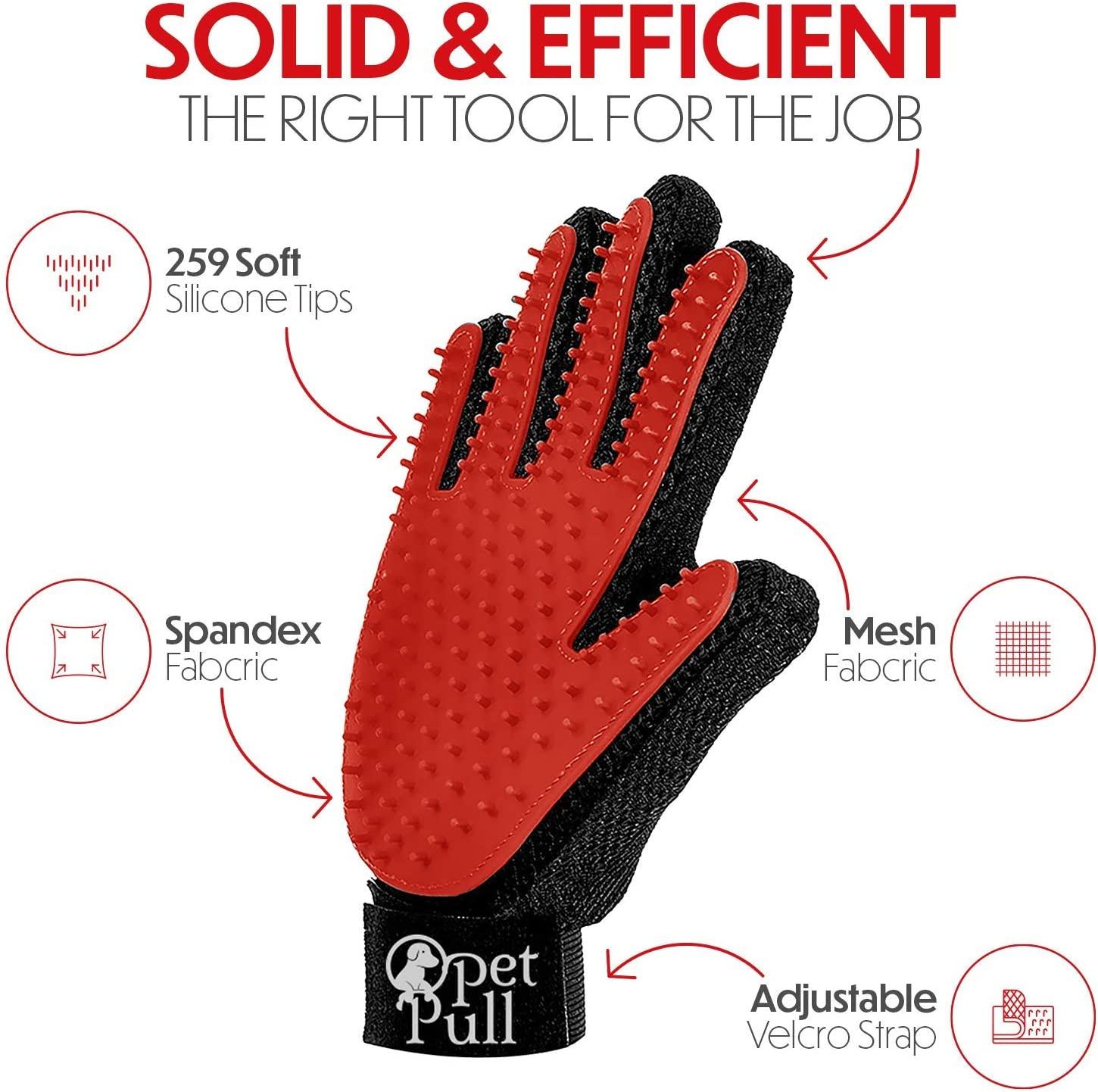 Pet hair removal & grooming mitts sale