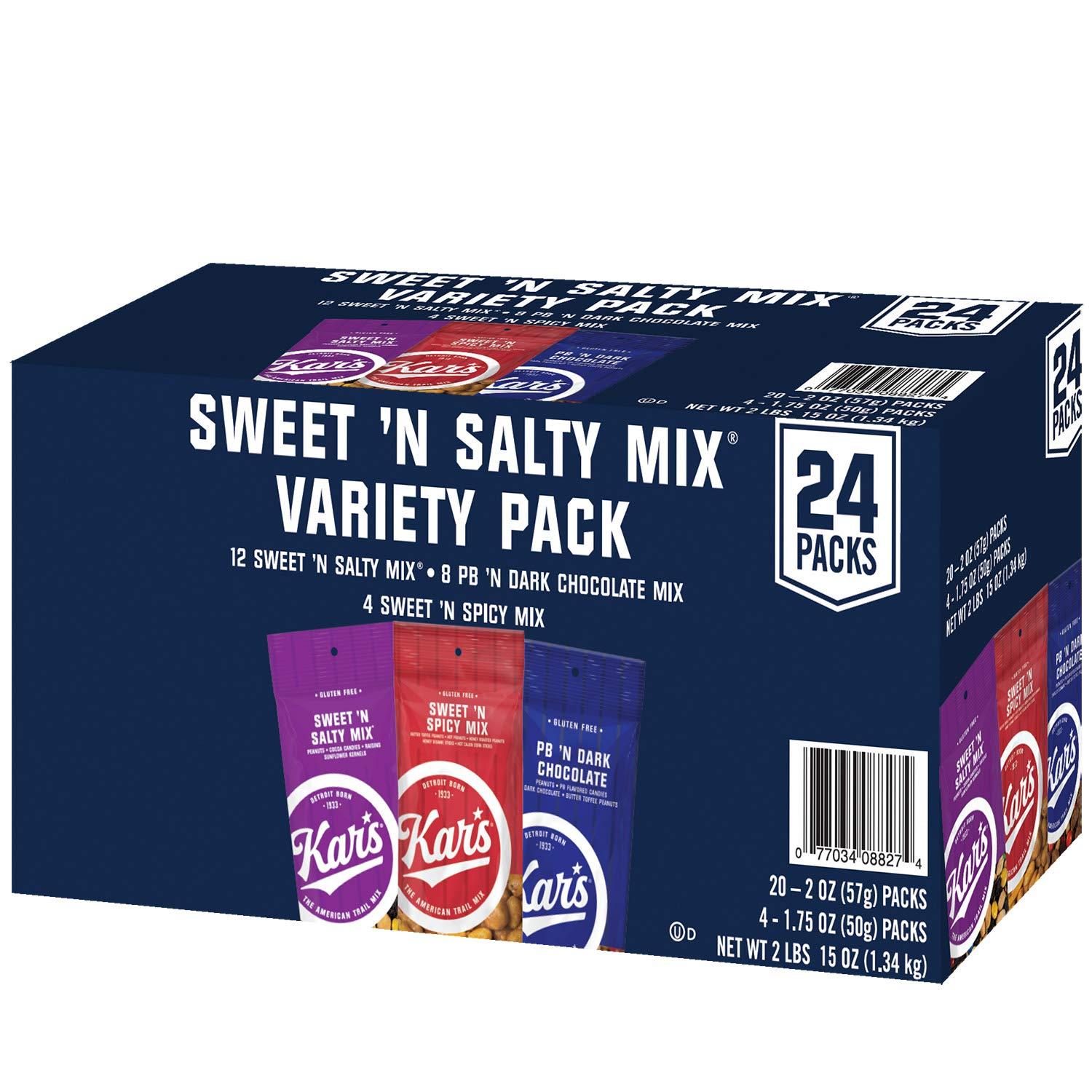 Kar's Nuts Kar's Variety Pack Sweet 'N Salty Sweet 'N Spicy Peanut