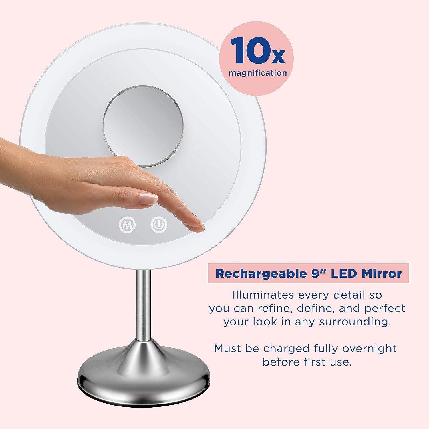 Conair Lighted Magnifying Mirror 10x Shelly Lighting