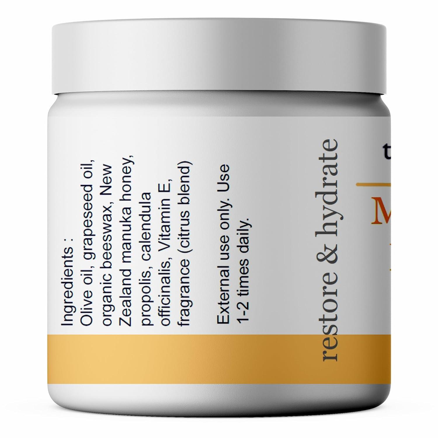 Manuka Honey Skin Soothing Balm for Dry Itchy Skin Rosacea Sensitive