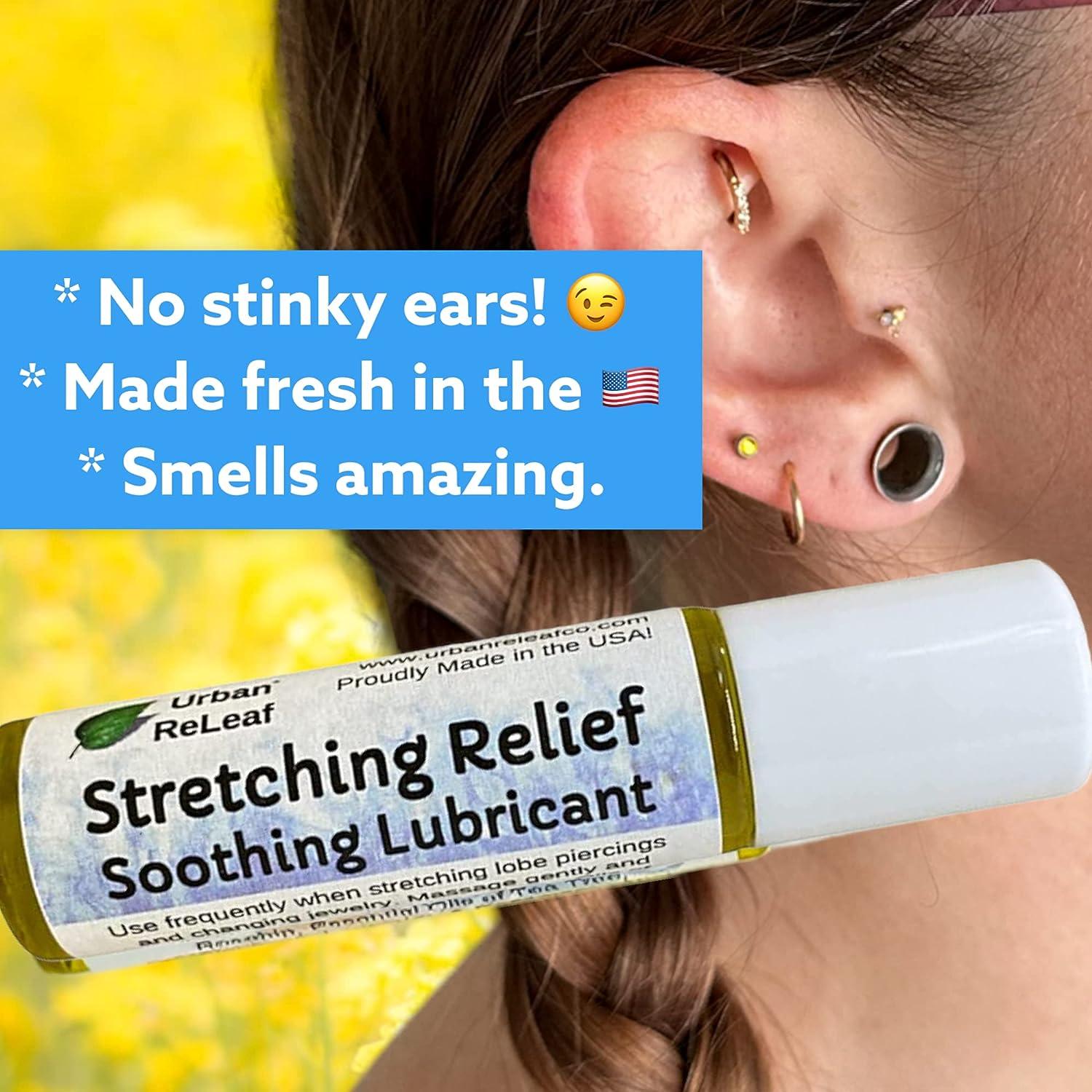 Urban ReLeaf Ear Lobe Stretching Relief Soothing Lubricant for