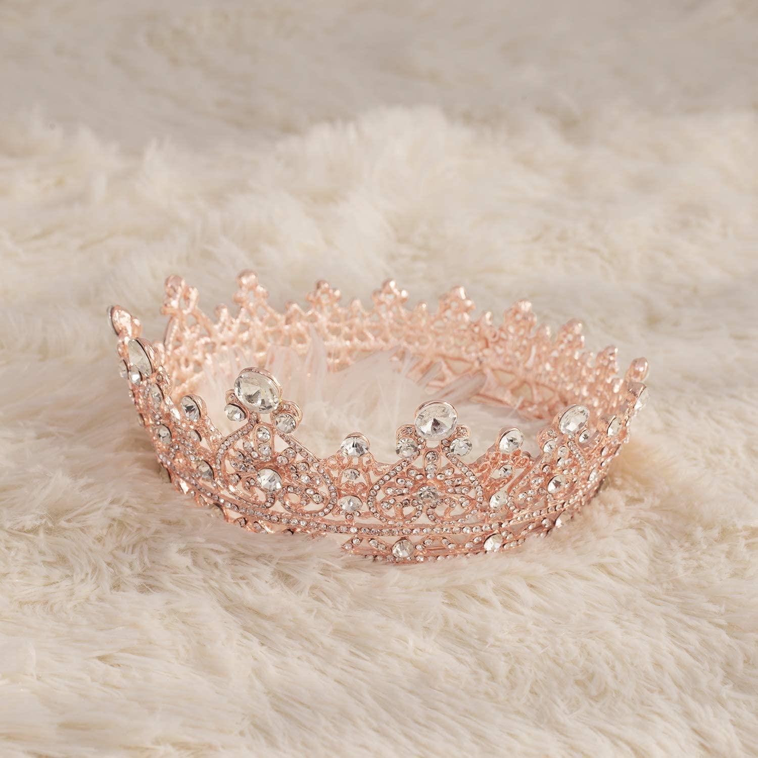 Sunolga Rhinestone Vintage Tiara for Women - Bridal Queen Costume Crown |  Buy Now with Express International Delivery | GoSupps.com
