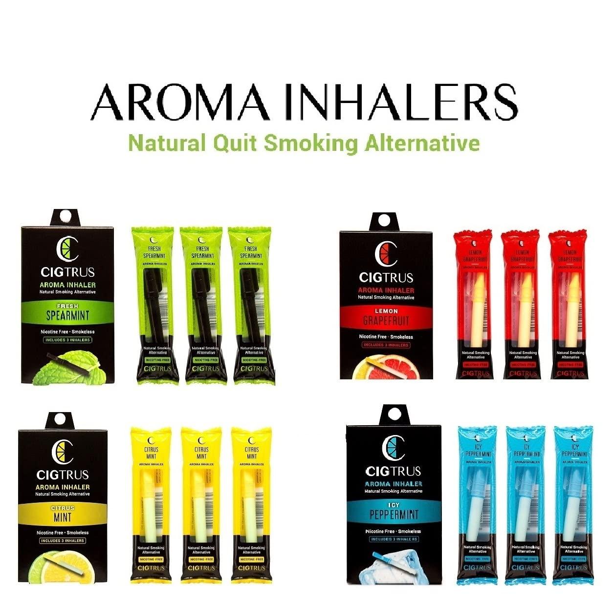 Cigtrus Icy Peppermint Air Inhaler Stick 3 Pack for Oral Fixation