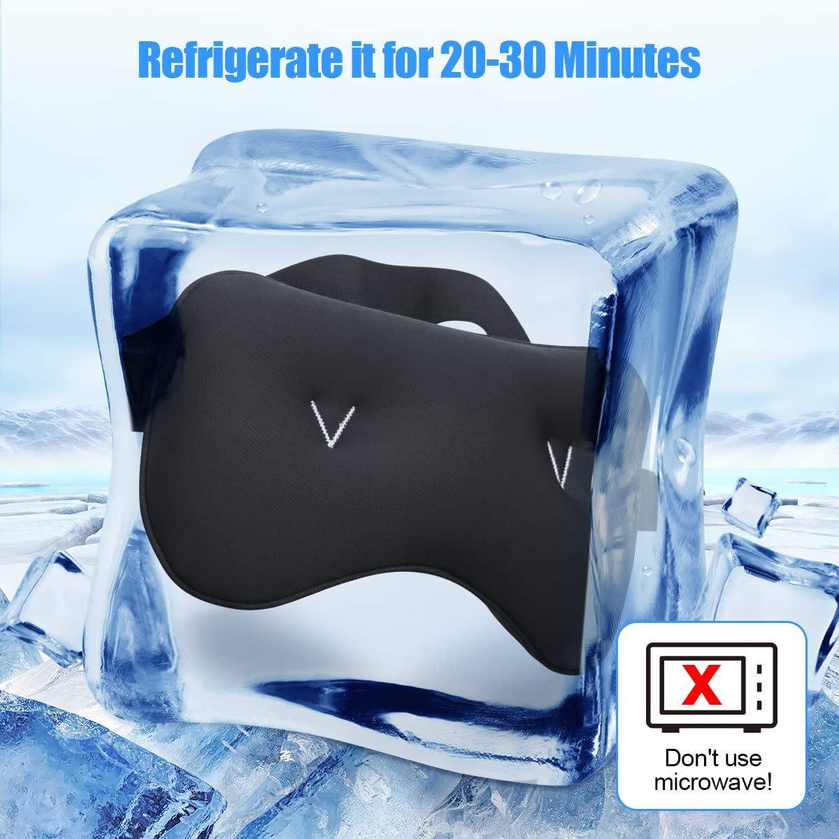 Weighted Eye Mask, Umisleep Pain Relief Cold Therapy Eye Pillow for Migraine Headache Sinus