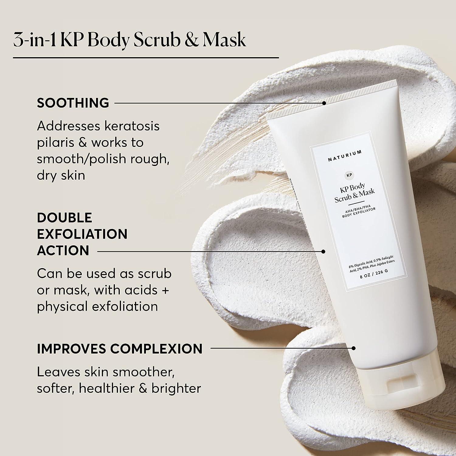 Naturium KP Body Scrub & Mask for Keratosis Pilaris Bump Eraser Shower