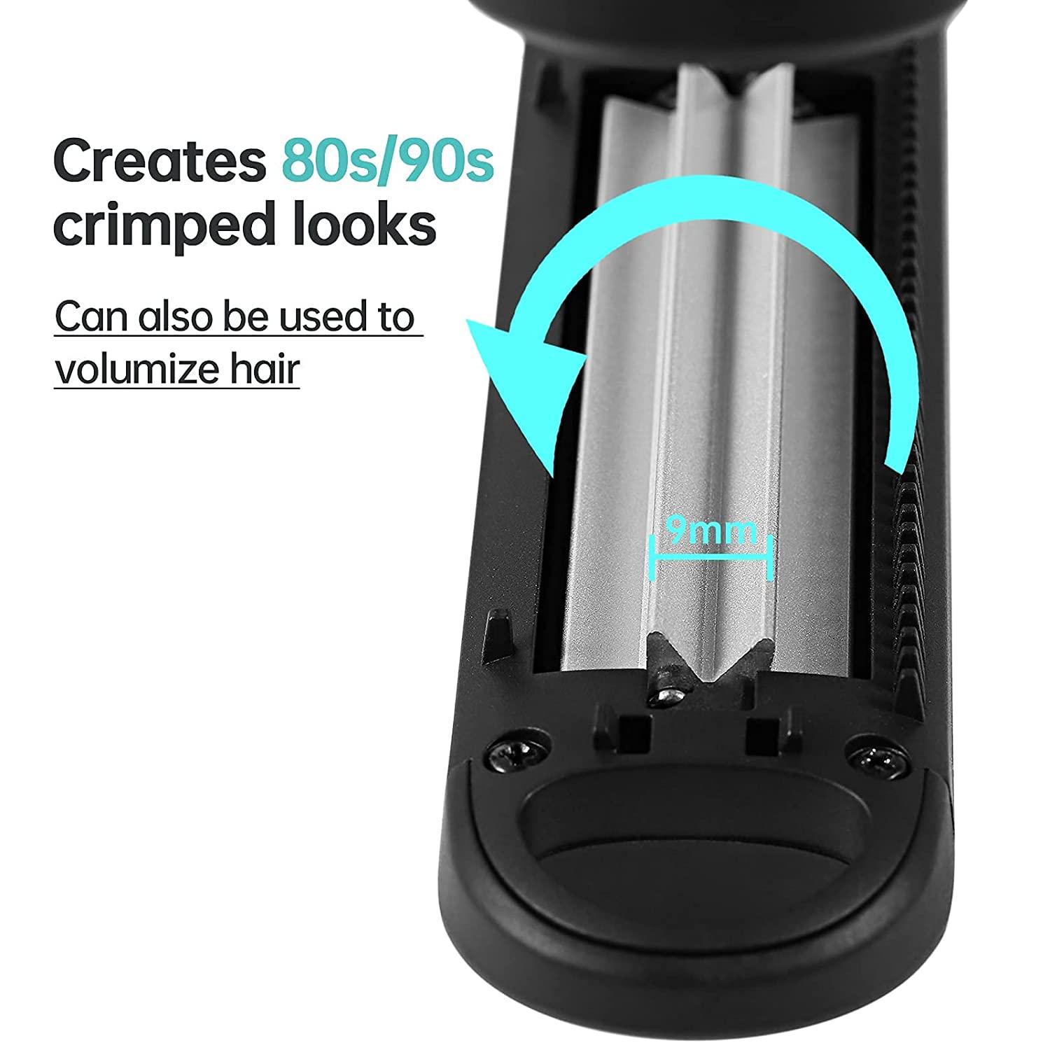 Charites Automatic Hair Crimper Iron for Women, Automatic Crimping Hair