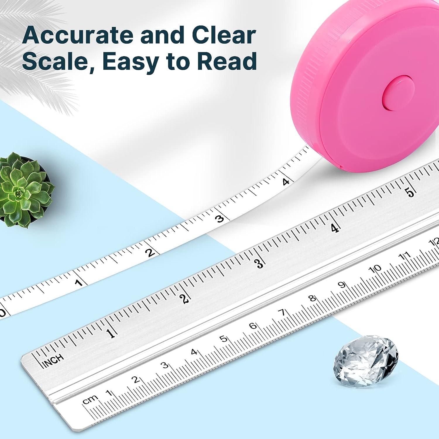 Soft Auto Retractable Tape Measure. Body Waist Circumference
