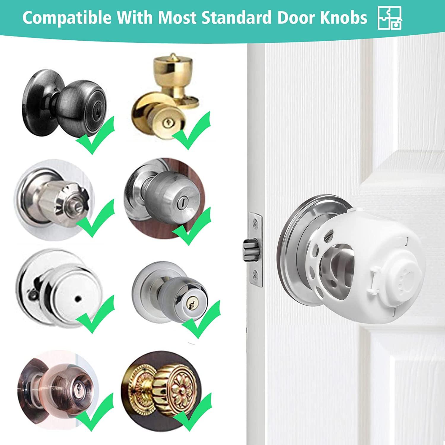 Door Knob Covers for Child Safety, 8 Pack Child Proof Door Knob Covers