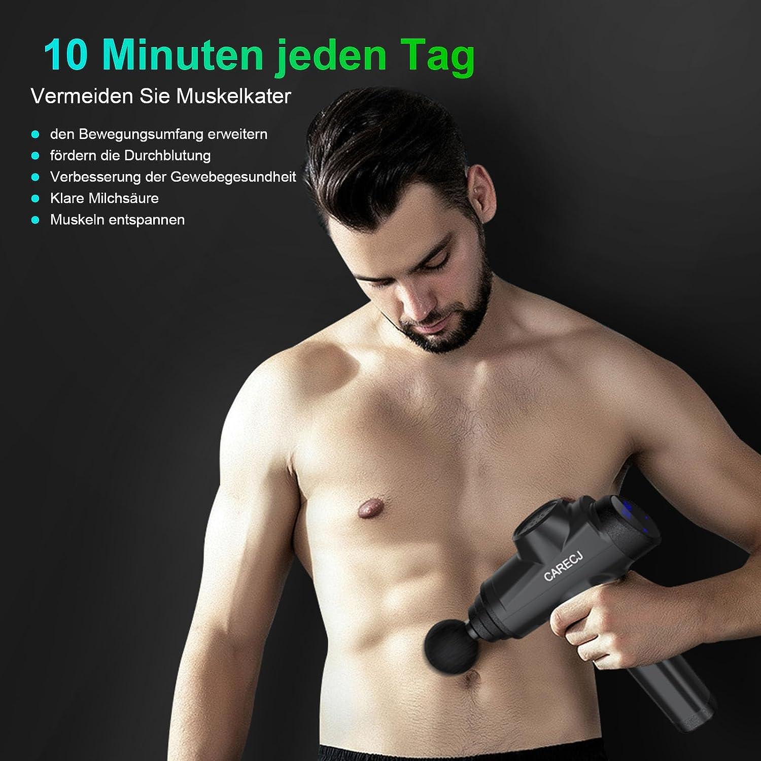 ウエイトトレーニング MASSAGE GUN Free Shipping! posrue Deep Tissue Massage Gun with 99 Speeds