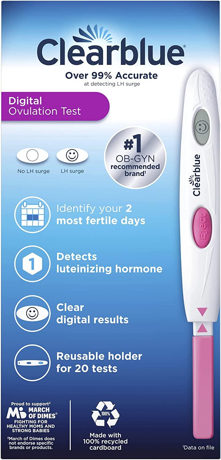 Clearblue Digital Ovulation Test, 20 Ovulation Tests with Pregnancy