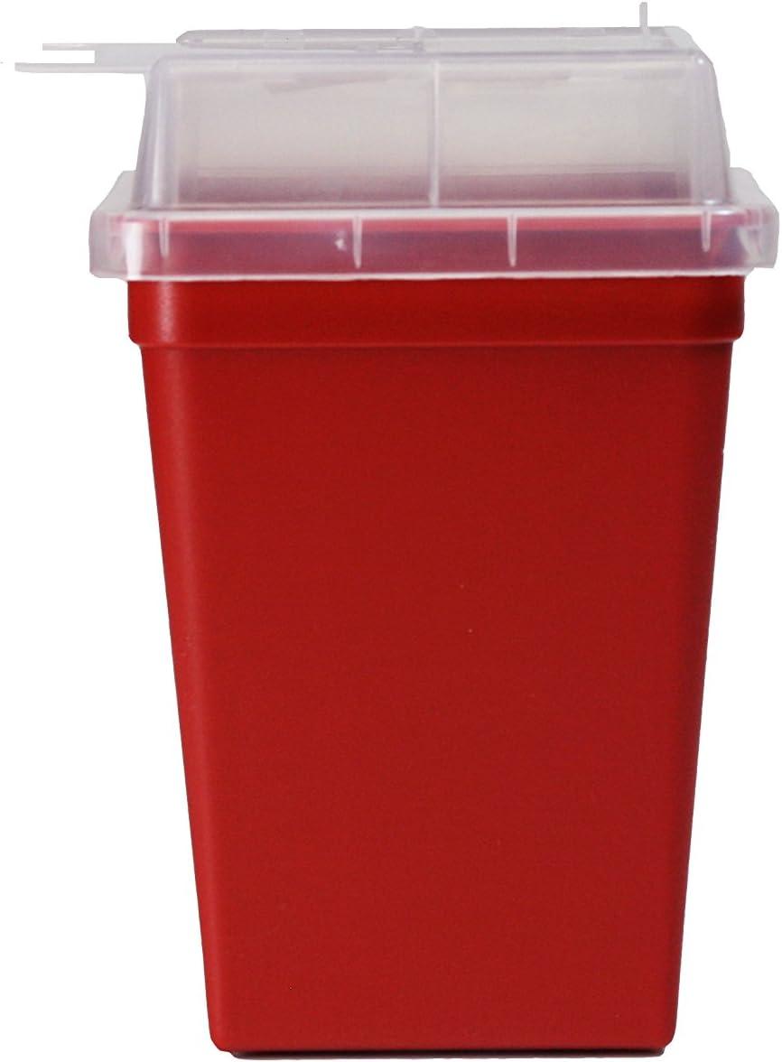 Diabetic Pet Syringe Disposal Container 1 Quart Size (3 Pack) Design by Vets for Home Safety