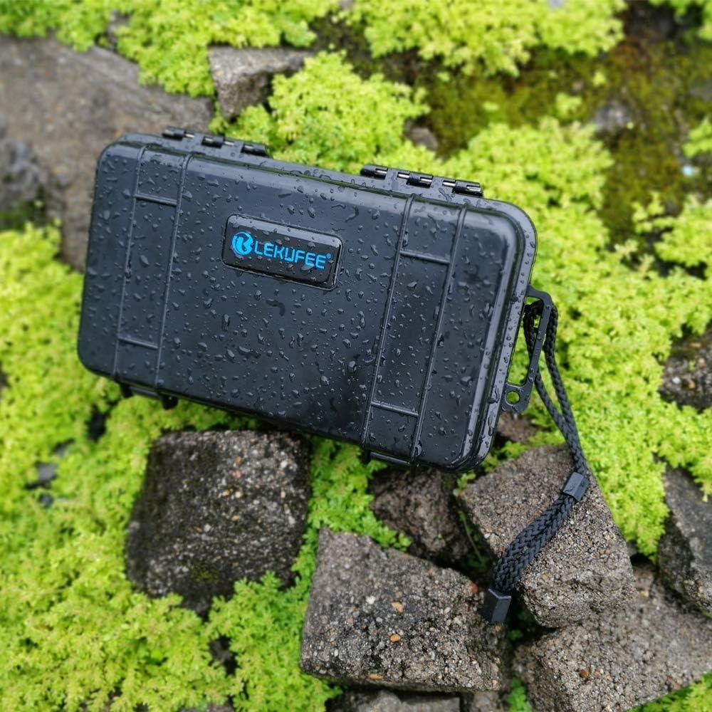 Lekufee Reizen Waterdichte Harde Koffer voor DJI Osmo 360, Osmo Action multifunctionele accuhouder 2 en andere accessoires (Alleen Koffer & Tas
